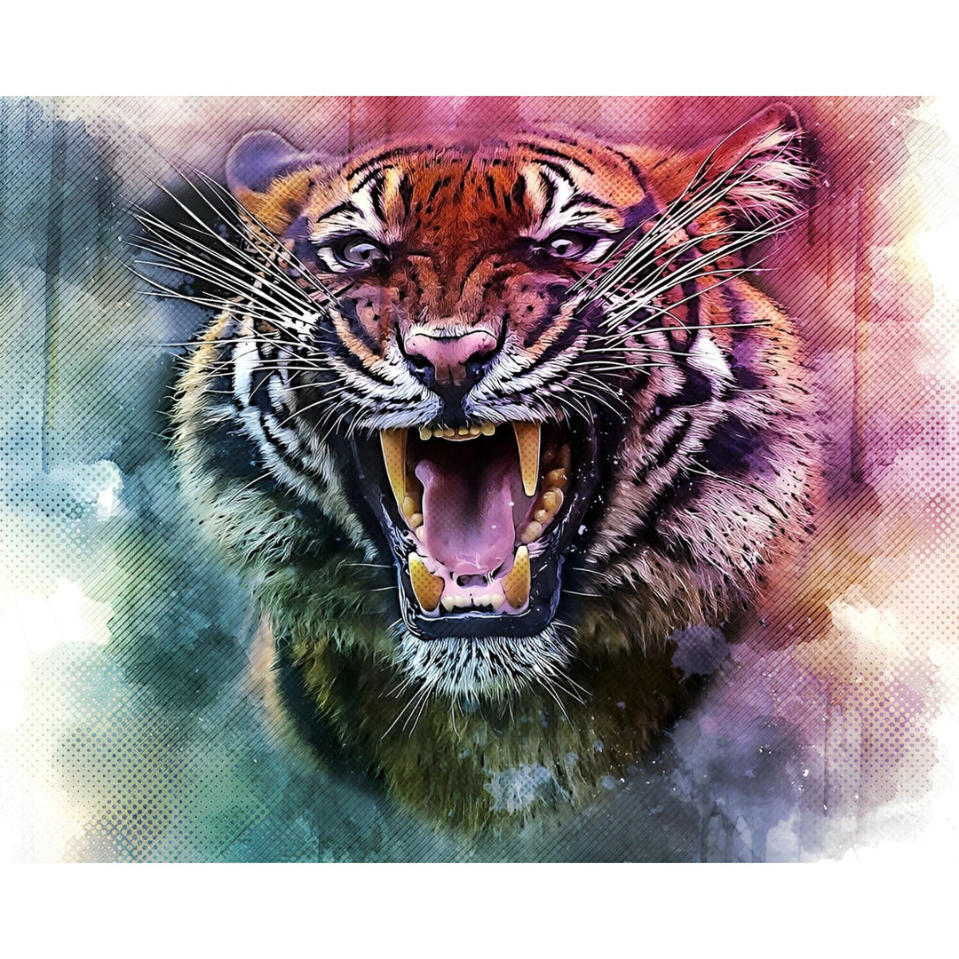 Roaring Tiger | Diamond Painting
