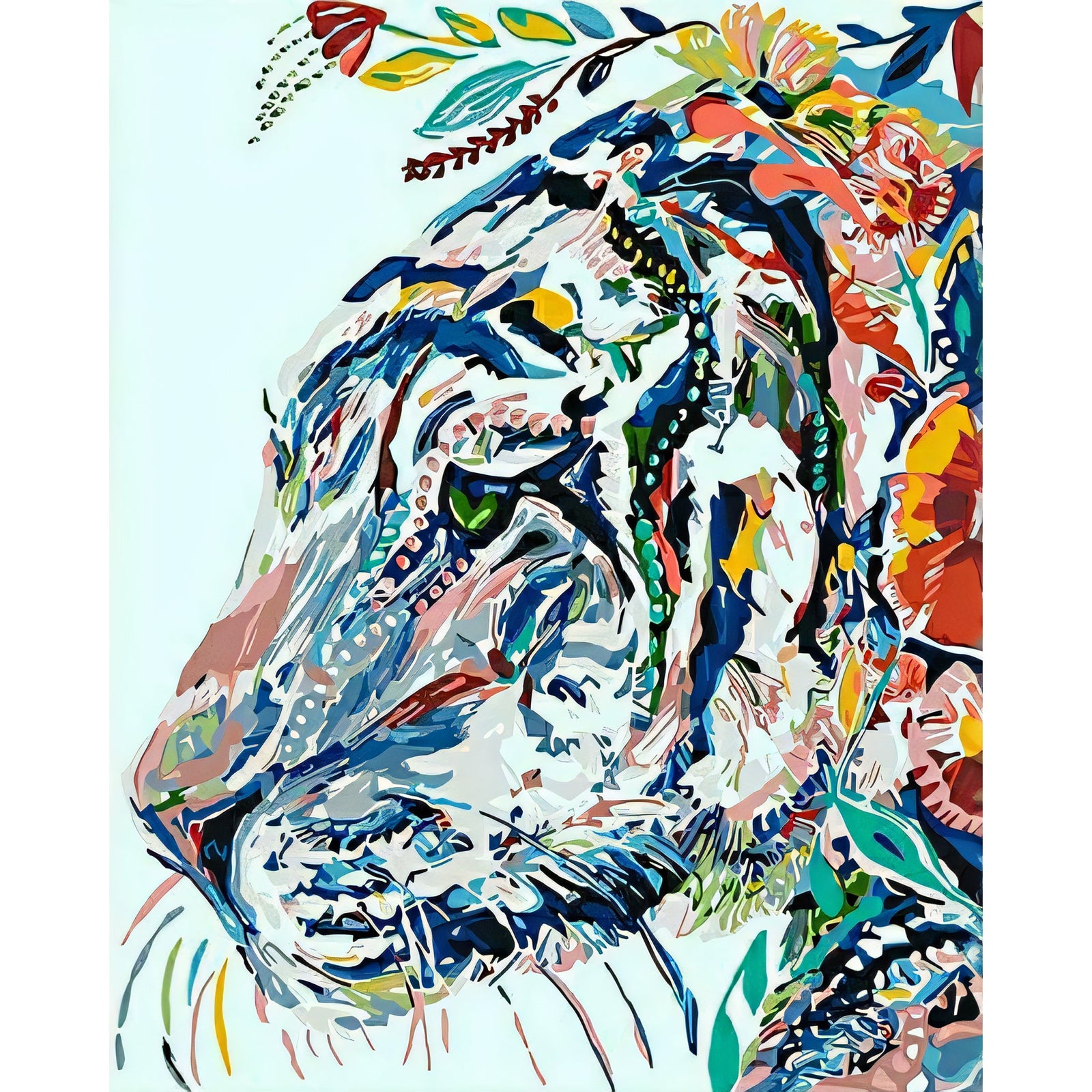 Malayan Tiger | Diamond Painting Design - Full Drill Diamond Art with 5d Square or Round Diamonds - AB Drills Available