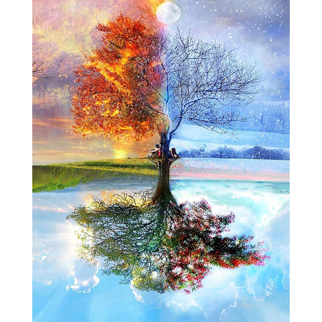 Four Seasons Tree | Diamond Painting