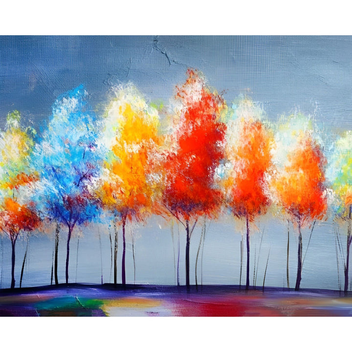 Colorful Trees | Diamond Painting