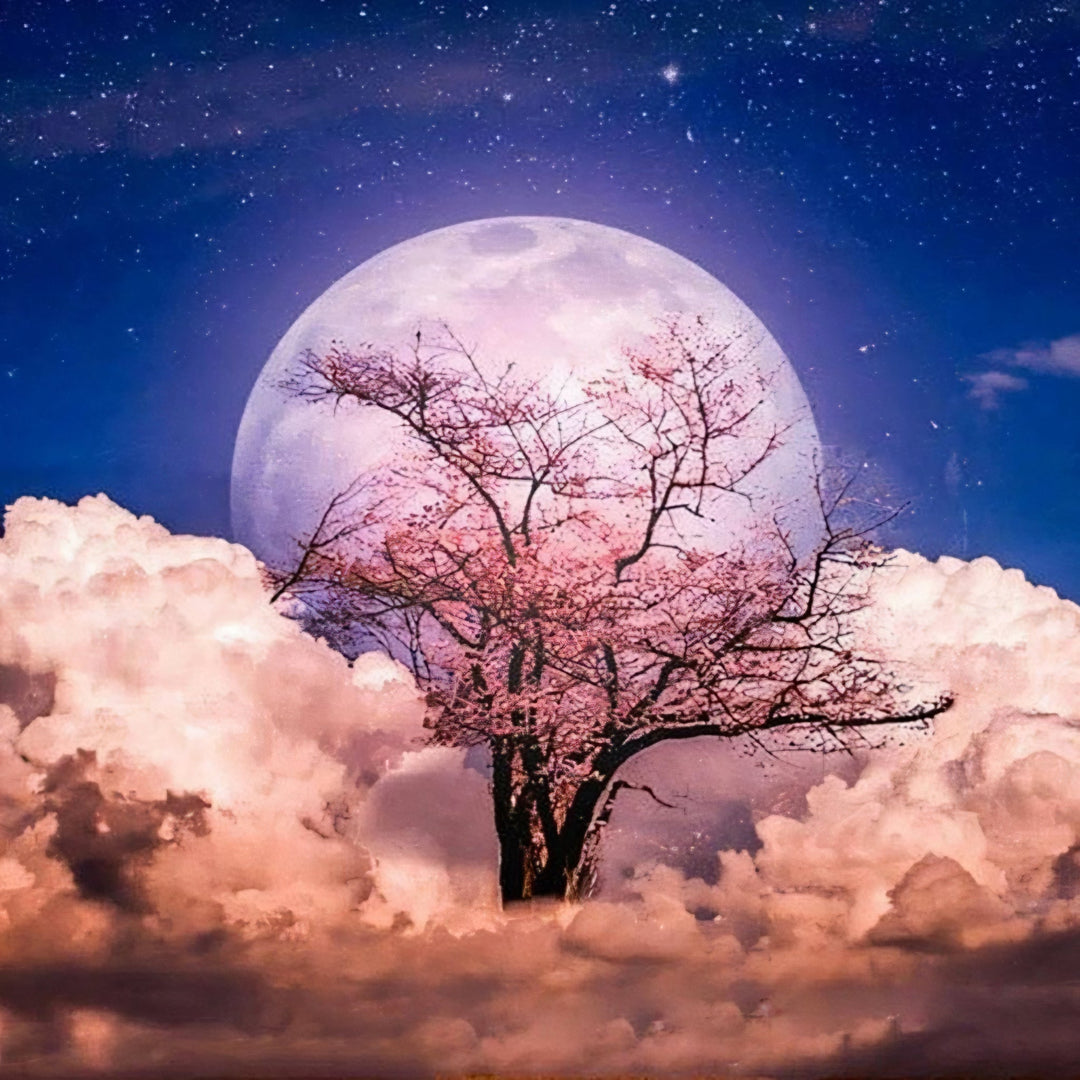 Tree Moon | Diamond Painting