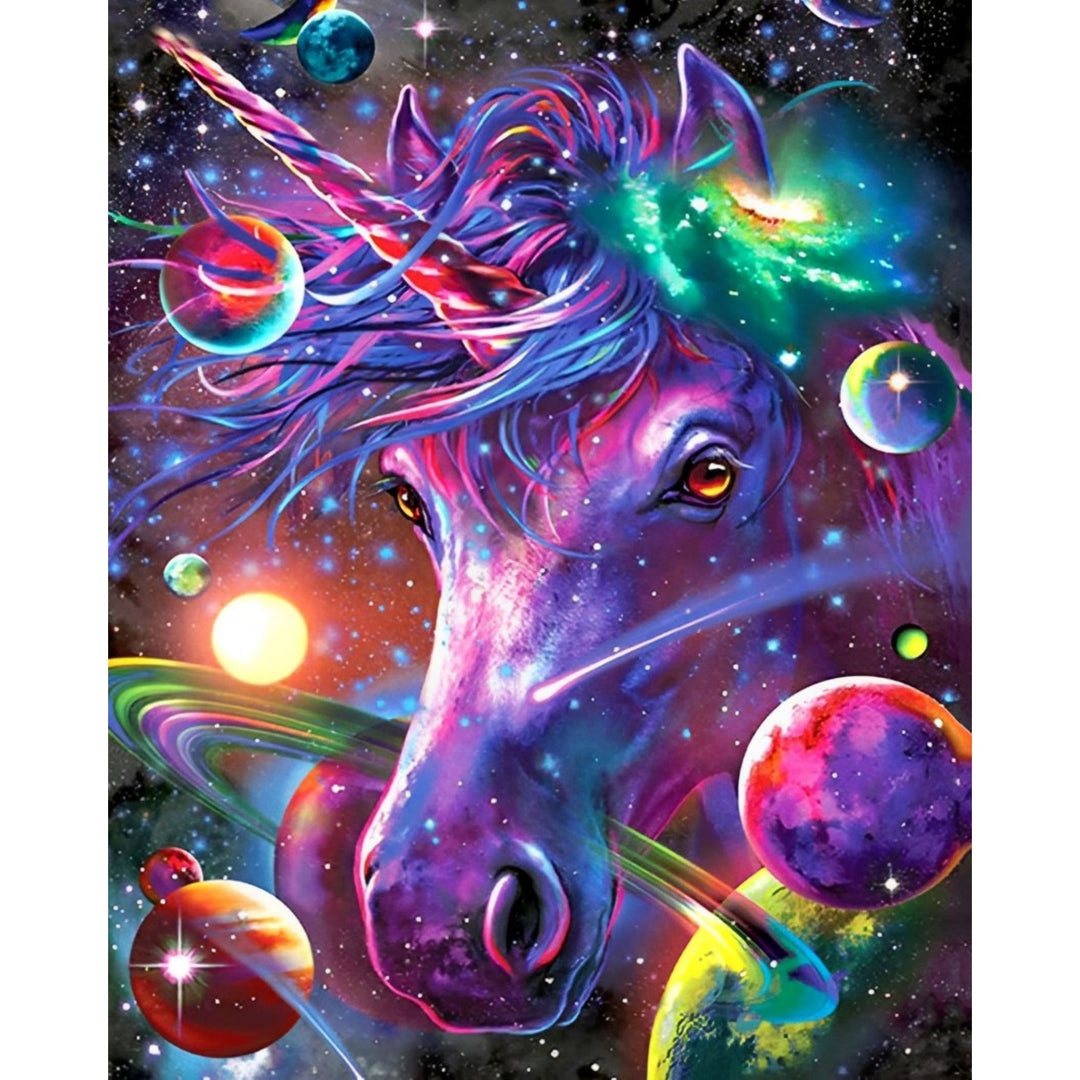 Starry Unicorn | Diamond Painting