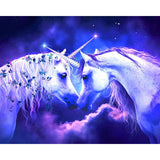 Unicorn Bond | Diamond Painting Design - Full Drill Diamond Art with 5d Square or Round Diamonds - AB Drills Available
