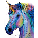 Rainbow Unicorns | Diamond Painting Design - Full Drill Diamond Art with 5d Square or Round Diamonds - AB Drills Available