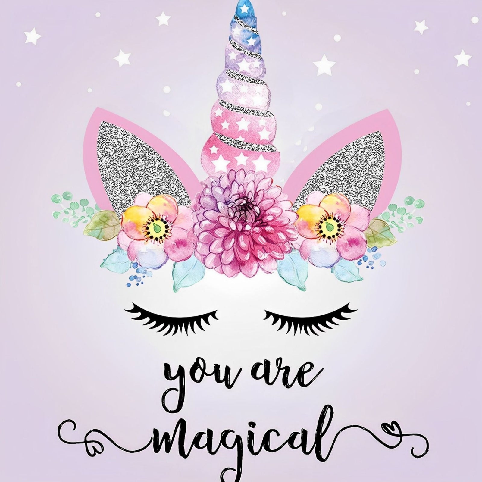 Unicorn Magic | Diamond Painting Design - Full Drill Diamond Art with 5d Square or Round Diamonds - AB Drills Available