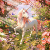 Unicorns Magic | Diamond Painting Design - Full Drill Diamond Art with 5d Square or Round Diamonds - AB Drills Available
