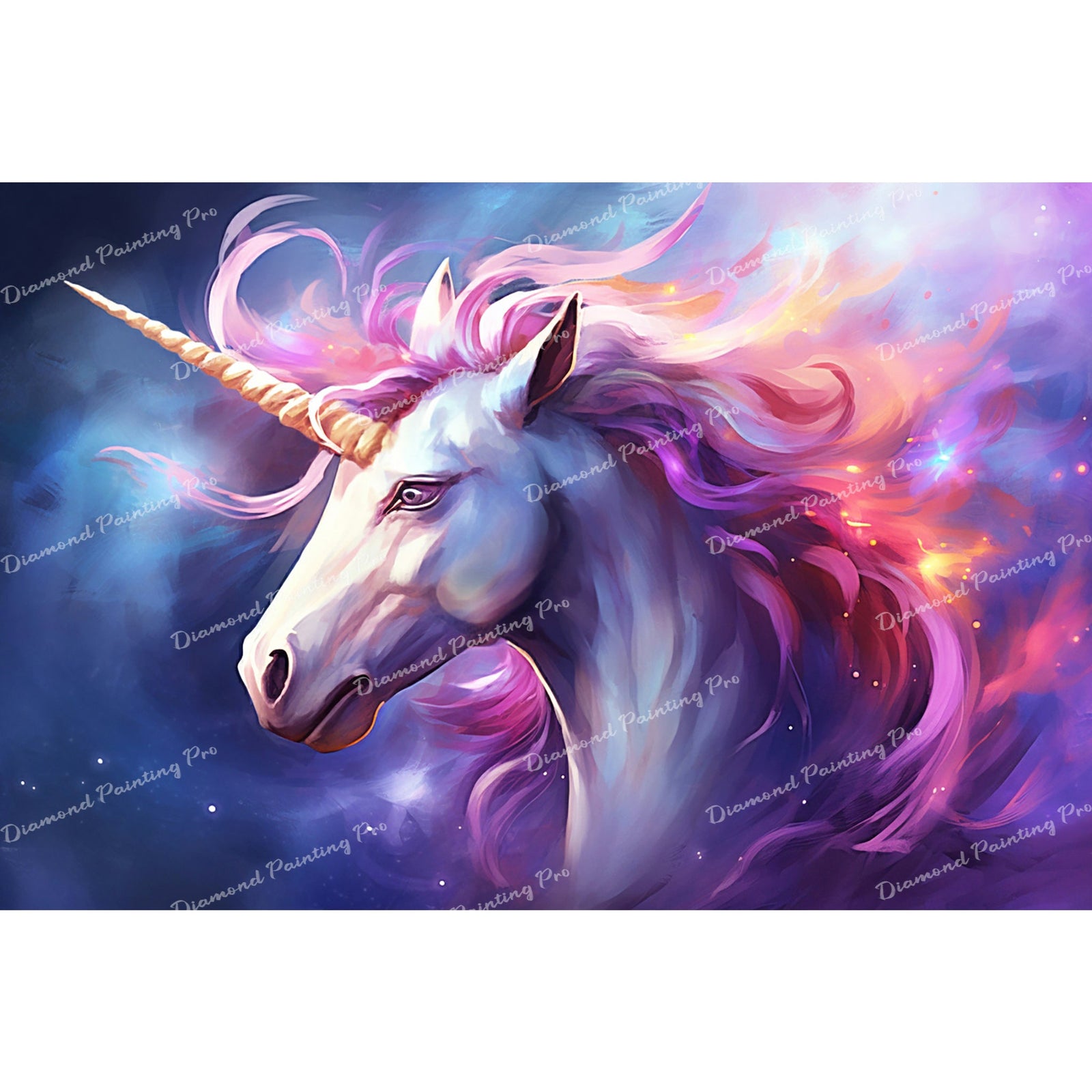 Enchanted Twilight Unicorn | Diamond Painting Design - Full Drill Diamond Art with 5d Square or Round Diamonds - AB Drills Available