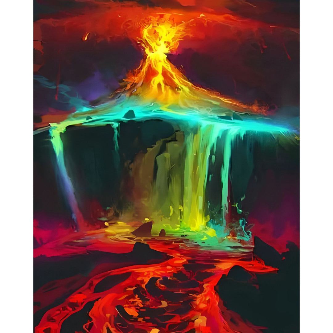 Rainbow Lava | Diamond Painting