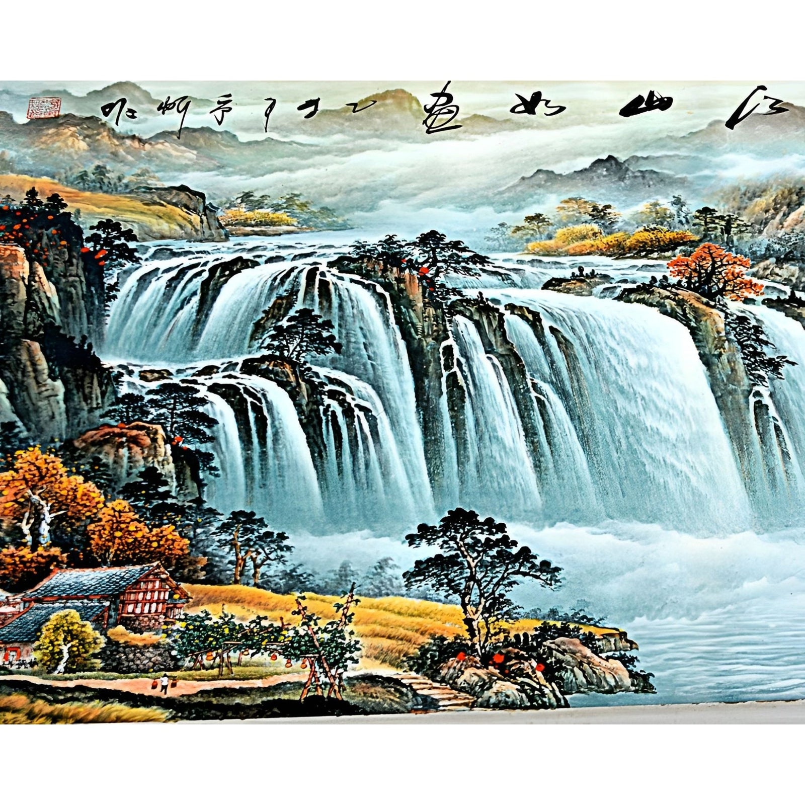 Majestic Falls | Diamond Painting Design - Full Drill Diamond Art with 5d Square or Round Diamonds - AB Drills Available