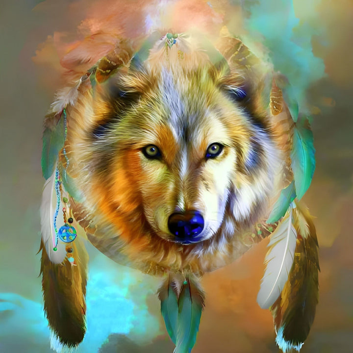 Watercolor Wolf | Diamond Painting