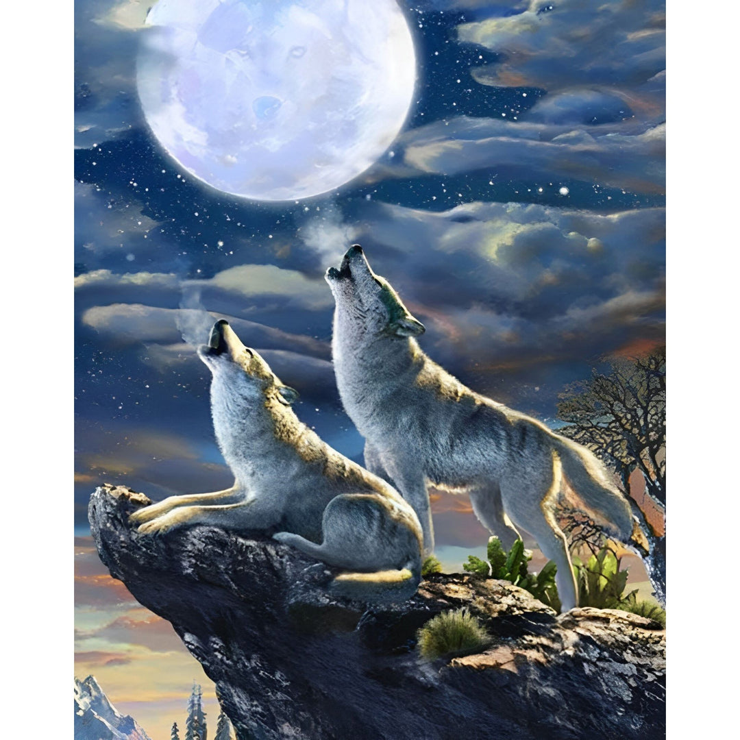 Wolf Moonlight | Diamond Painting