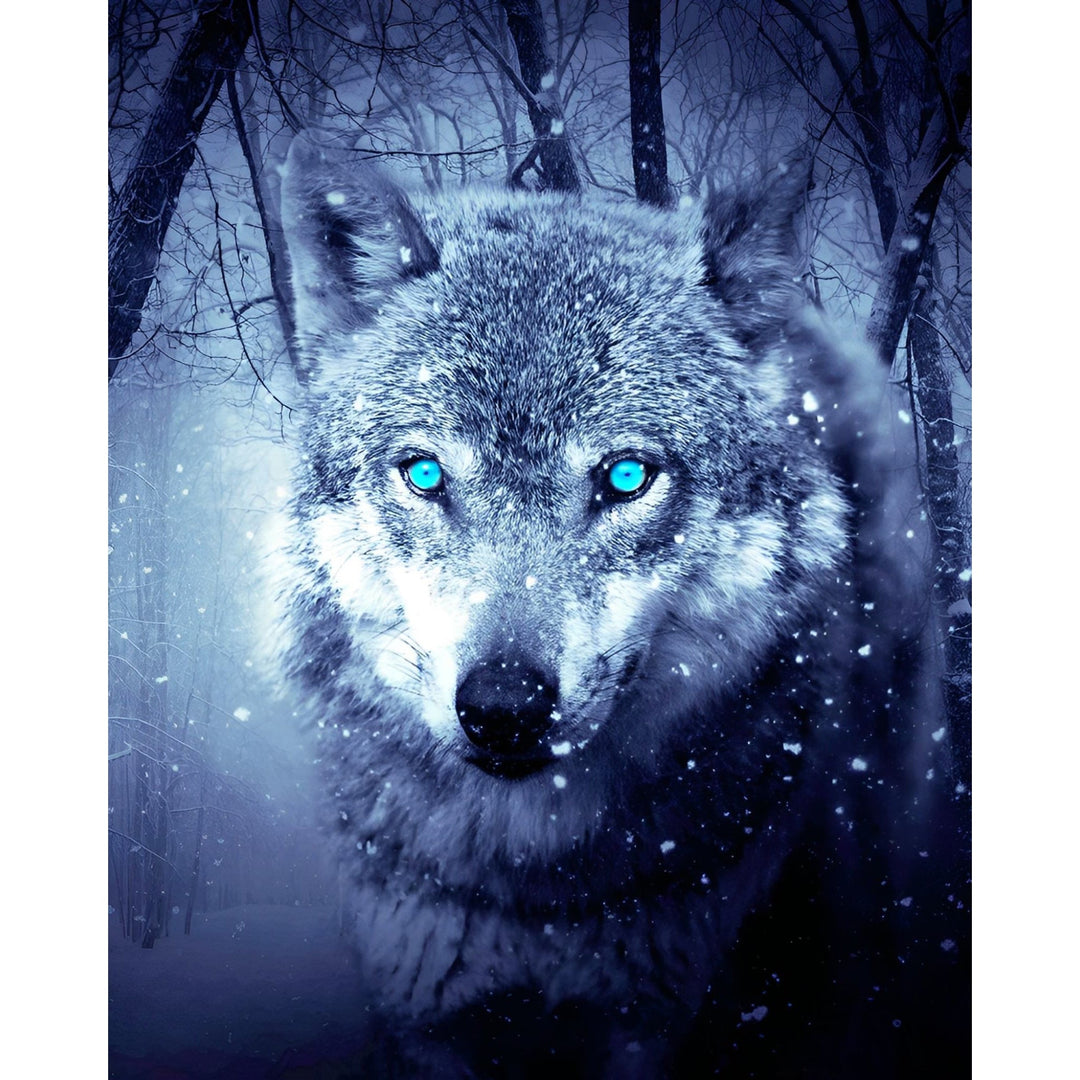 Arctic Snow Wolf | Diamond Painting