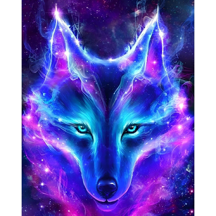 Colorful Wolf | Diamond Painting