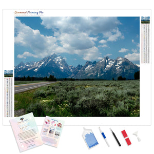 Road to the Tetons | Diamond Painting