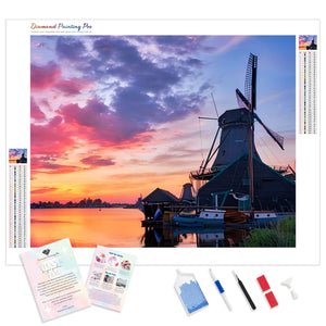 Windmill in Holland | Diamond Painting