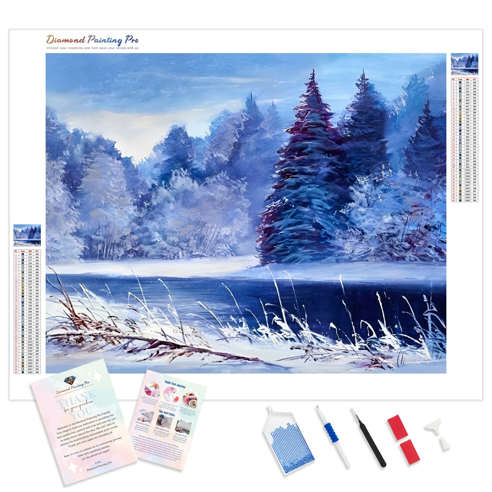 Cold Morning | Diamond Painting Kit - Full Drill - Square or Round Diamonds with AB Drills Option