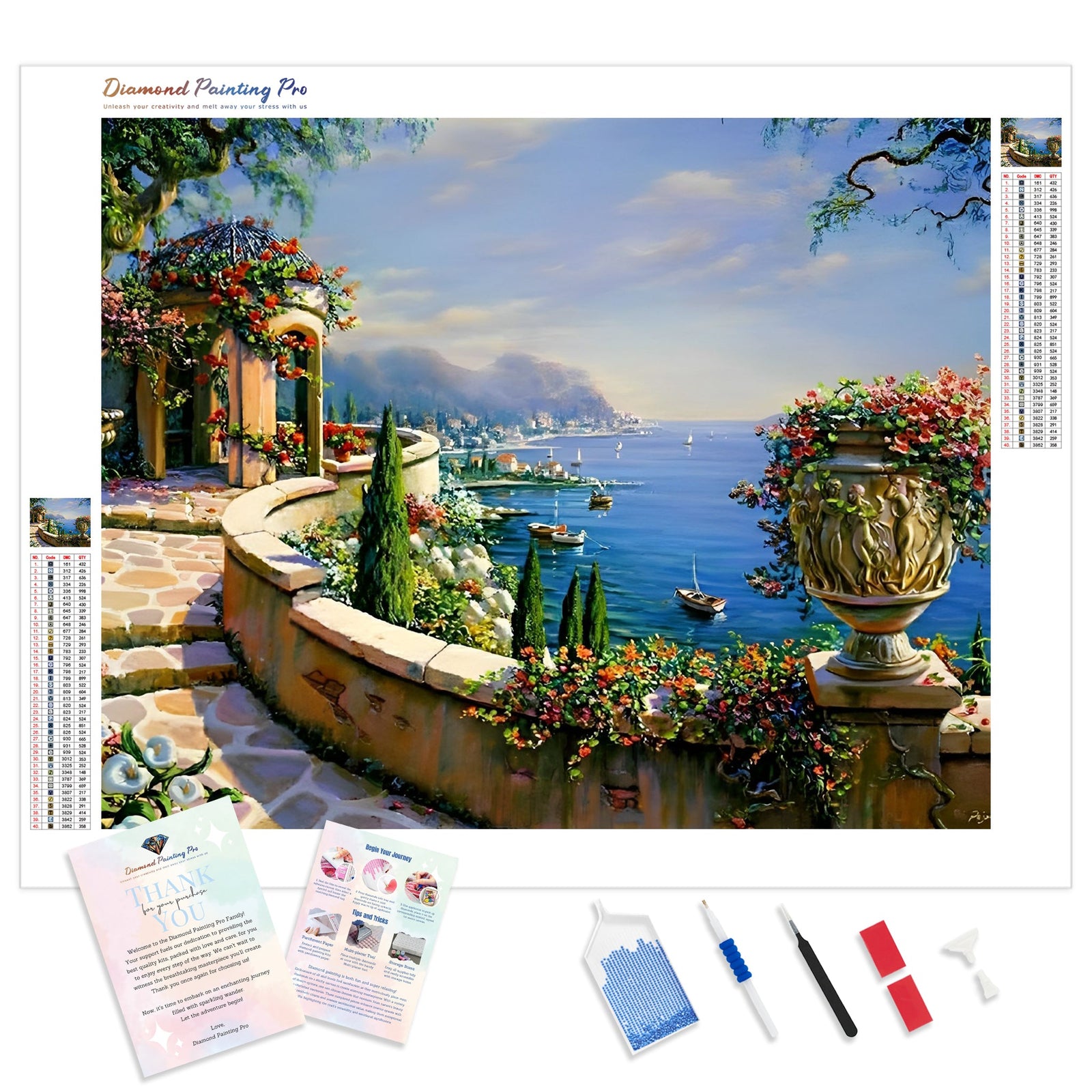 A Path to the Garden | Diamond Painting Kit - Full Drill - Square or Round Diamonds with AB Drills Option