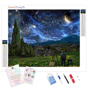 Under Starry Stars | Diamond Painting