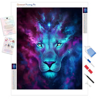Galaxy lion | Diamond Painting