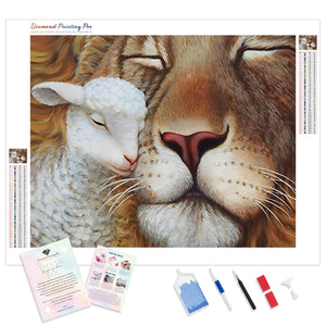 Lion and Lamb | Diamond Painting