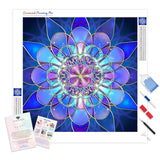 Vibrant Mandalas | Diamond Painting Kit - Full Drill - Square or Round Diamonds with AB Drills Option
