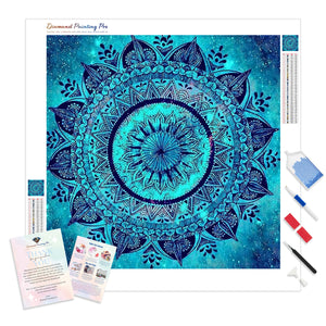 Blue Mandalas | Diamond Painting