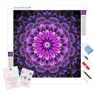 Fuchsia mandala | Diamond Painting