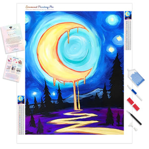 Melting Moon | Diamond Painting