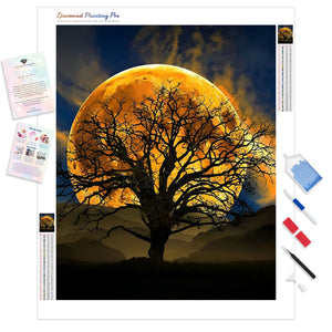 Moon Tree Branches | Diamond Painting