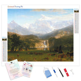 Rocky Mountains | Diamond Painting Kit - Full Drill - Square or Round Diamonds with AB Drills Option