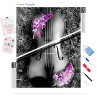 Violet Violin | Diamond Painting