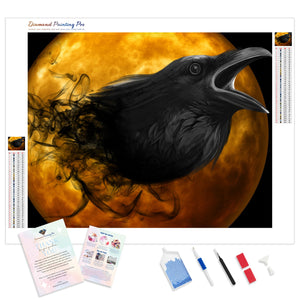 Raven Emergence | Diamond Painting