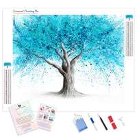 Blue Blossom Tree | Diamond Painting