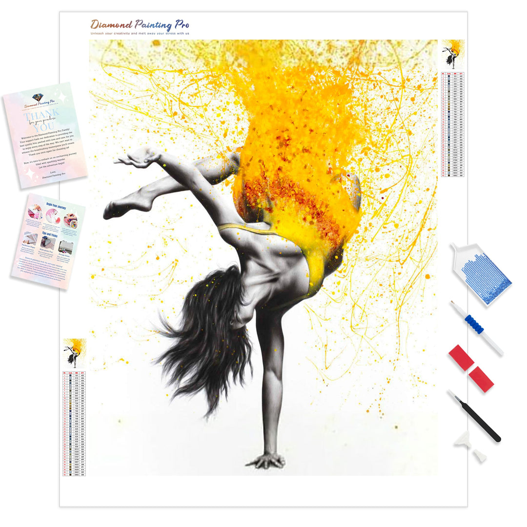 Break Into Dance | Diamond Painting Kit - Full Drill - Square or Round Diamonds with AB Drills Option