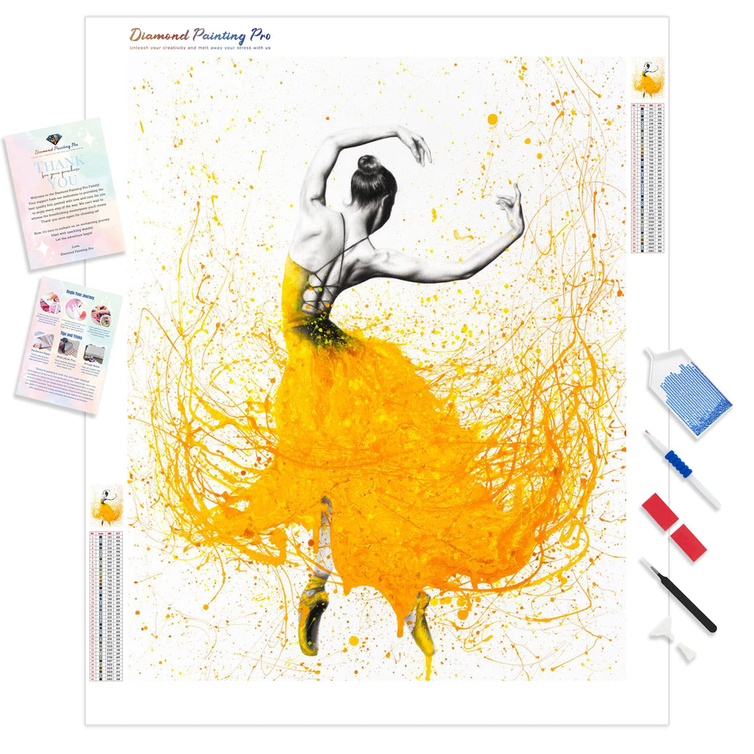 Daisy Dance | Diamond Painting Kit - Full Drill - Square or Round Diamonds with AB Drills Option