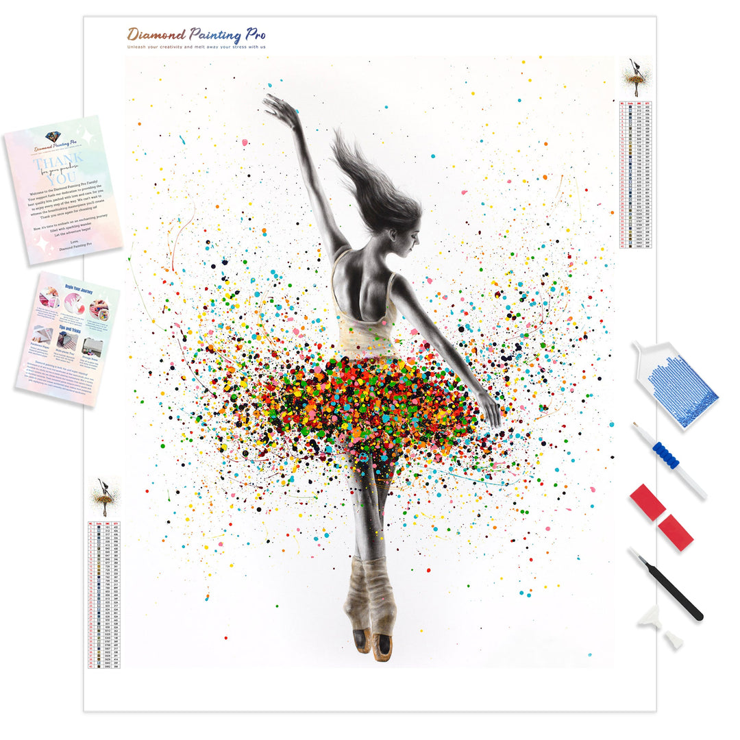 The Dance Dreamer | Diamond Painting Kit - Full Drill - Square or Round Diamonds with AB Drills Option