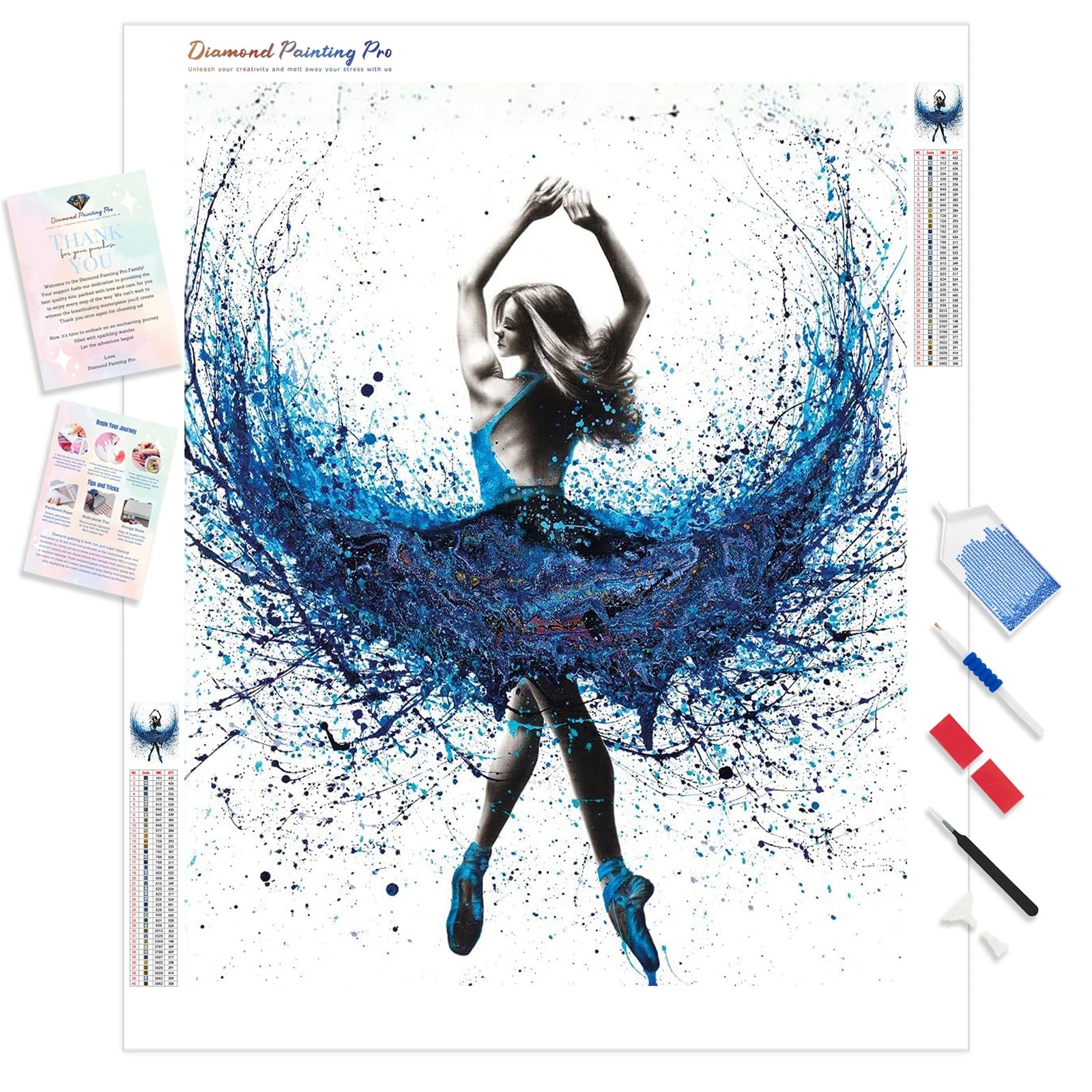 Western Sea Dance | Diamond Painting Kit - Full Drill - Square or Round Diamonds with AB Drills Option