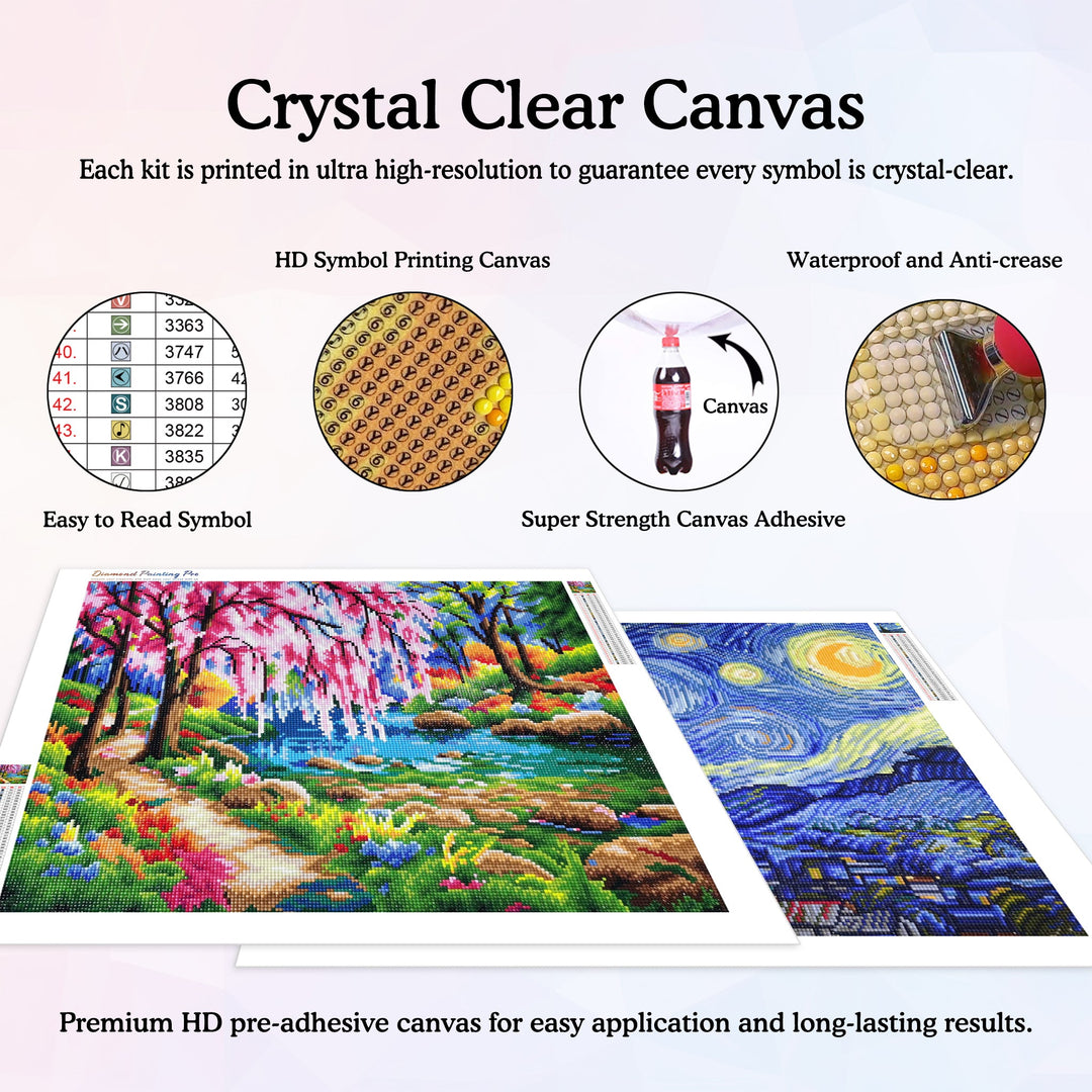 Crystal Abstract Mandala | Diamond Painting