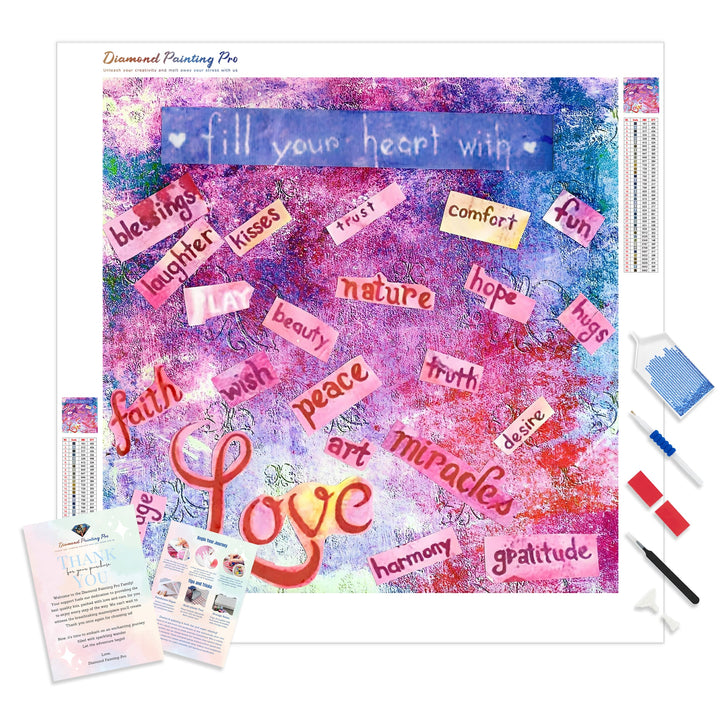 Fill Your Heart With... | Diamond Painting