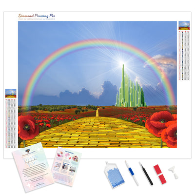 Yellow Brick Road | Diamond Painting Kit - Full Drill - Square or Round Diamonds with AB Drills Option