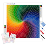 Rainbow Spectrum | Diamond Painting Kit - Full Drill - Square or Round Diamonds with AB Drills Option