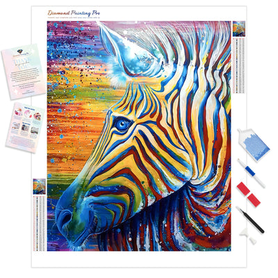 Zebra Abstract | Diamond Painting