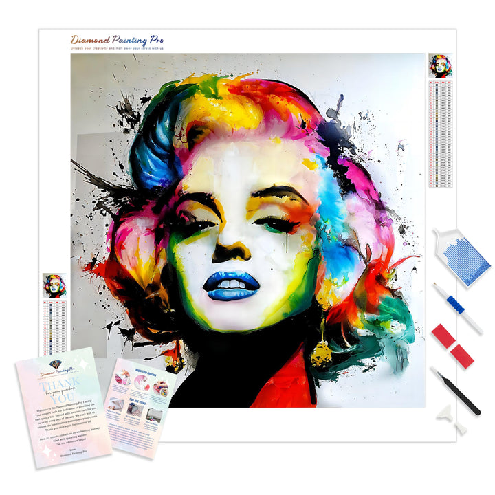 Rainbow Marilyn | Diamond Painting
