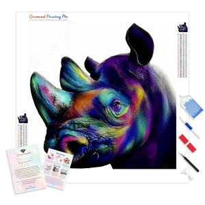 Rhinoceros | Diamond Painting