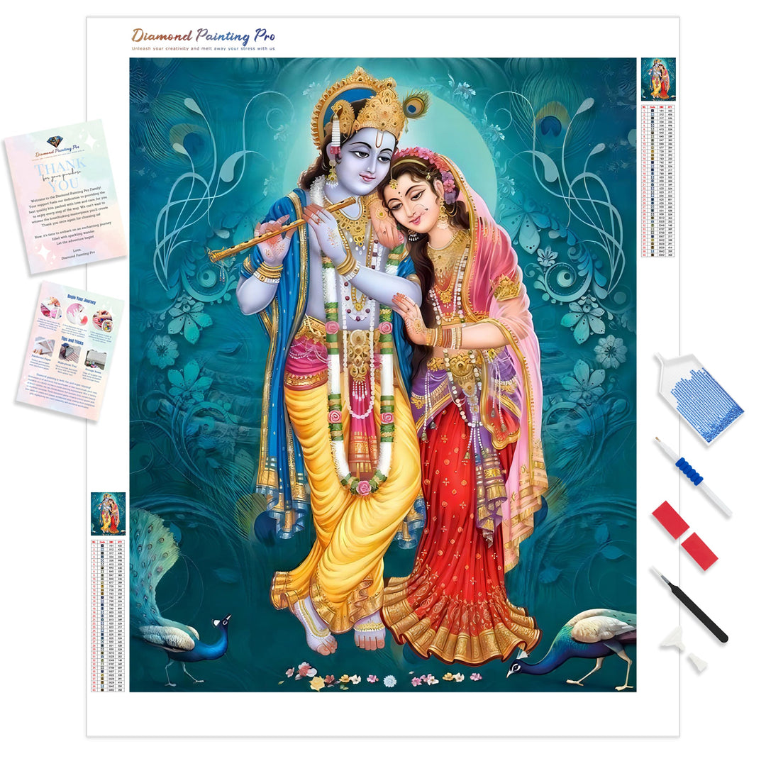Radha & Krishna Couple | Diamond Painting