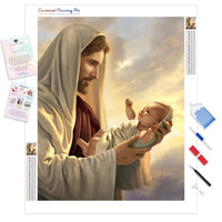 Jesus Holding Baby | Diamond Painting