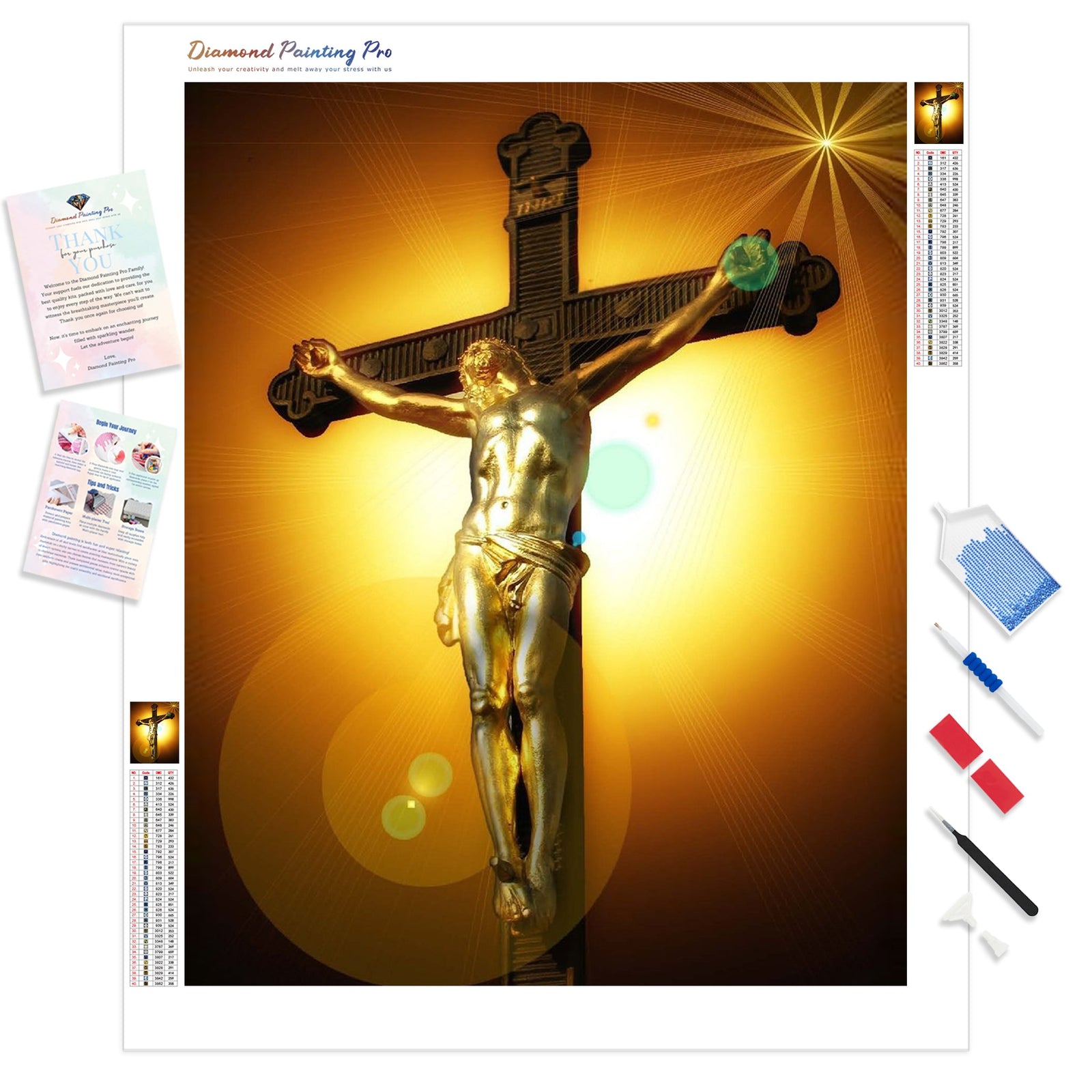 Have Faith | Diamond Painting Kit - Full Drill - Square or Round Diamonds with AB Drills Option