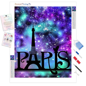 Colorful Paris Eiffel Tower | Diamond Painting