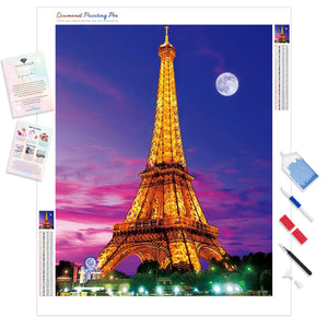 Paris Eiffel tower Night | Diamond Painting