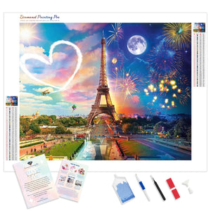 Romantic Eiffel Love | Diamond Painting